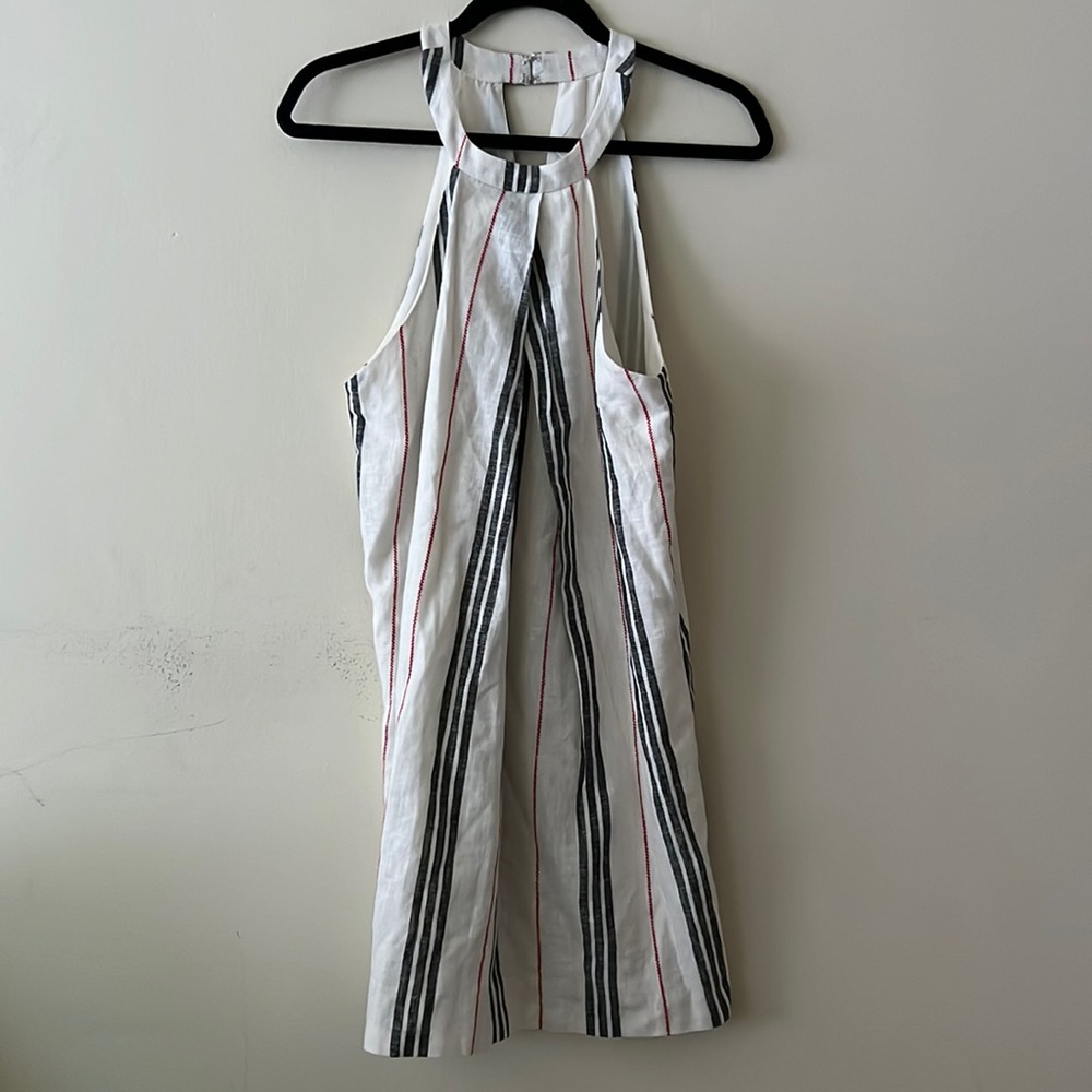 BCBGENERATION, Striped Linen Blend Dress